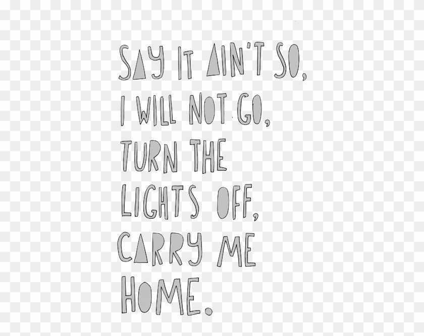 Blink 182, Overlay, And Png Image - Say It Ain T So I Will Not Go Turn The Lights Off Clipart