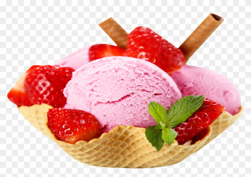 Fruits Of The Forest Cup - Transparent Background Ice Cream Png Clipart