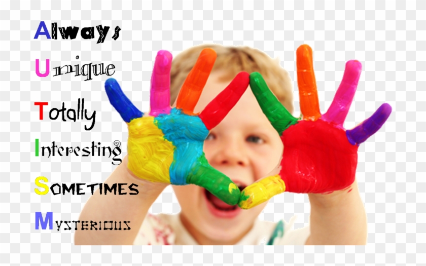 Autism Hands - Children With Autism Spectrum Disorder Clipart