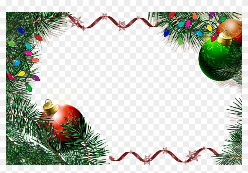 Molduras De Natal - Cartão De Natal Para Escrever Clipart