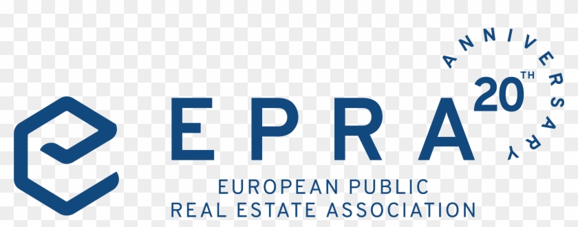 Epra 20th Anniversary Logo Horizontal Lockup Blue - Printing Clipart