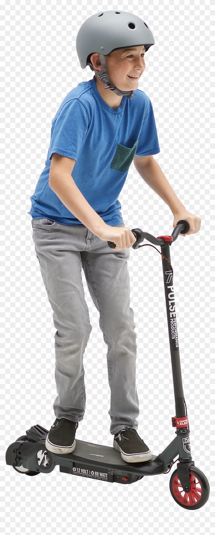 Pulse Performance Products Revster Electric Scooter, - Standing Clipart #2582163