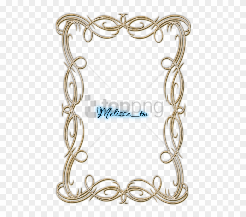 Free Png Gold Swirls Png Png Image With Transparent - Swirls Gold Frames Png Clipart