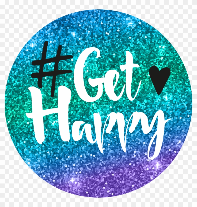 #gethappy Is Here - Circle Clipart