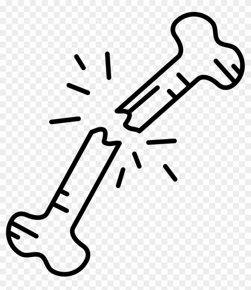 Clip Art Images - Broken Bone Clipart Transparent - Png Download