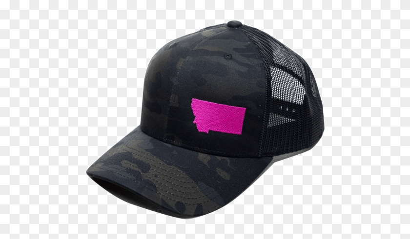 Aspinwall Granite State Black Camo Pink - Baseball Cap Clipart