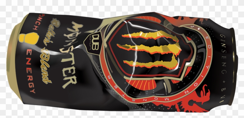 Crushed Monster Can , Png Download - Crushed Monster Can Png Clipart