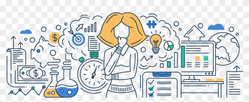 Problem Transparent Solving - Design Thinking For Digital Transformation Clipart