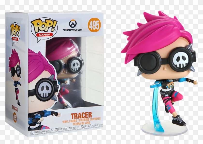 Overwatch - Tracer Punk Funko Pop Clipart