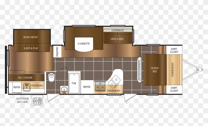 2015 Tracer 3150bhd Floor Plan Img - 2016 Tracer Ultra Lite Clipart