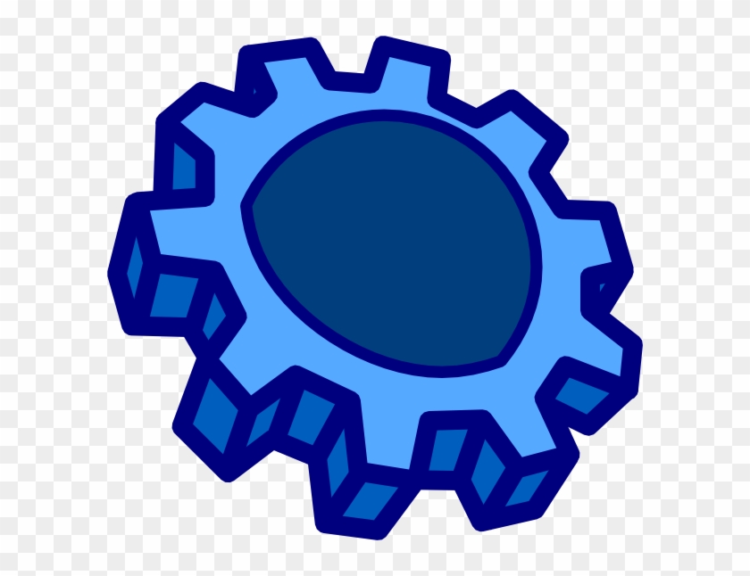 How To Set Use Blue Cog Svg Vector - Clip Art - Png Download