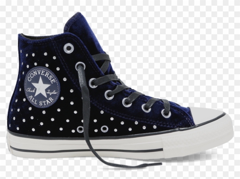 All Star Velvet Studs - Converse Clipart #2585206