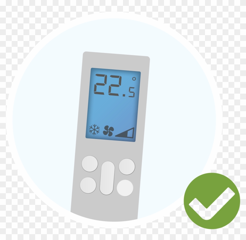 The Smart Ac Control Works With All Air Conditioners - Mp3 Player Clipart