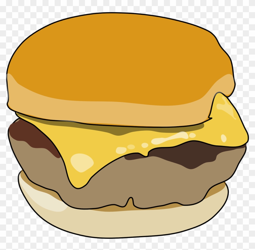 Cheeseburger Hamburger Burger Png Image - Transparent Breakfast Sandwich Clip Art #2585872