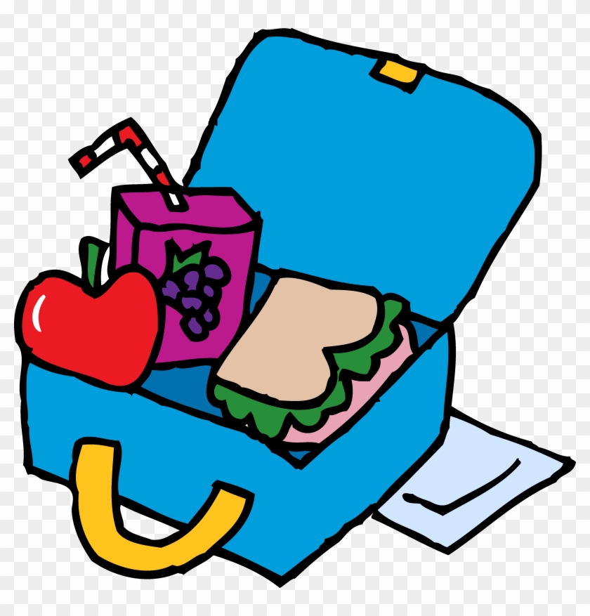 Lunch Box Clipart Of Lunch Urz Dzanie Wn Trz Zblogowani - Lunch Box Clipart Black And White - Png Download