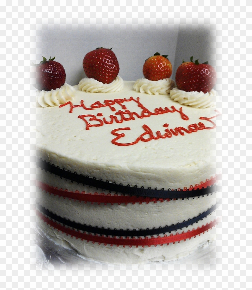Another Birthday Cake Below Is A Red Velvet Cake, With - Birthday Cake Clipart #2586451
