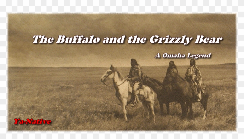 Grizzly Bear Was Going Somewhere, Following The Course - Blackfeet Indians Clipart