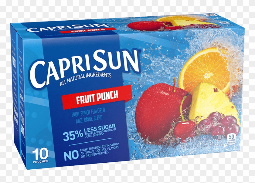 Capri Sun Juice Drink - Capri Sun Fruit Punch Clipart