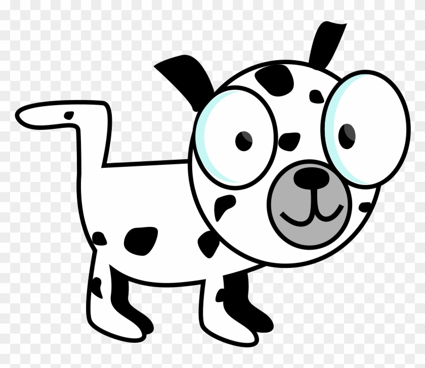Black And White Dog Clipart - Png Download #2587608