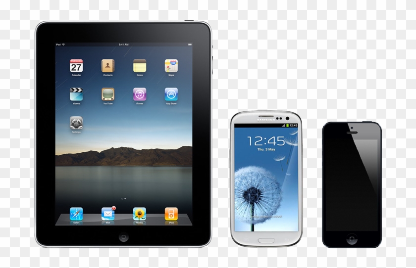 Cell Phone Repairs - Ipad Vs Iphone Screen Size Clipart