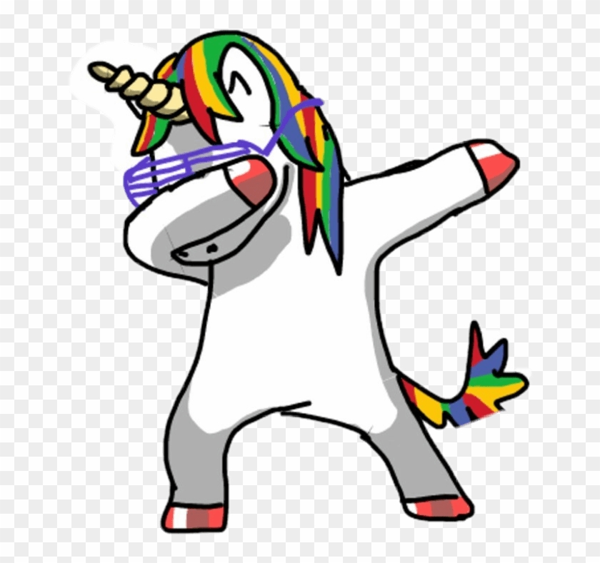 Popular And Trending Dab Stickers On Picsart - Emoji Imagenes De Unicornios Clipart #2587867