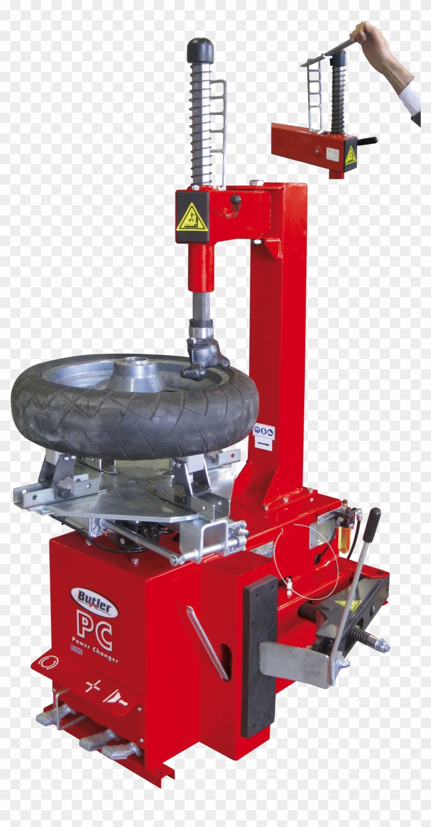 Bike Tyre Changing - Tire Changer Motor Png Clipart #2587911