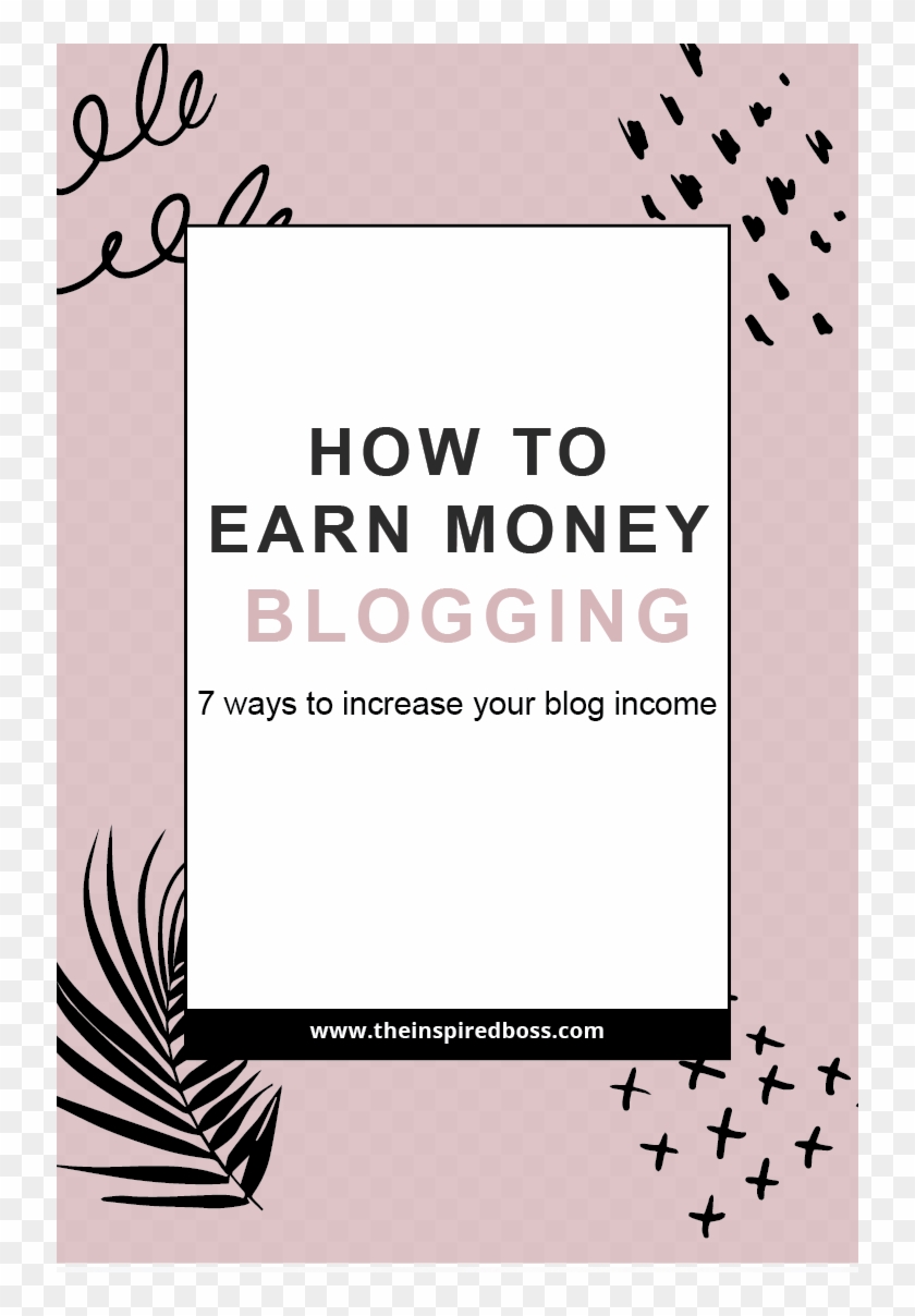 How To Earn Money Blogging - Calligraphy Clipart
