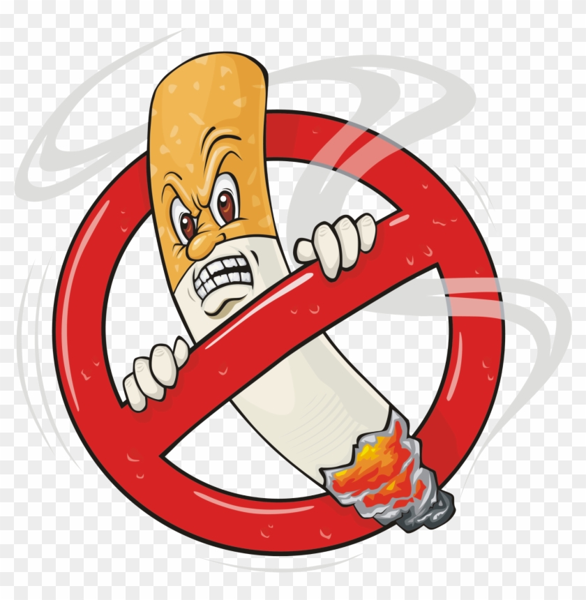Smoke Effect Clipart Non Smoking - Anti Smoking Campaign Logo - Png Download