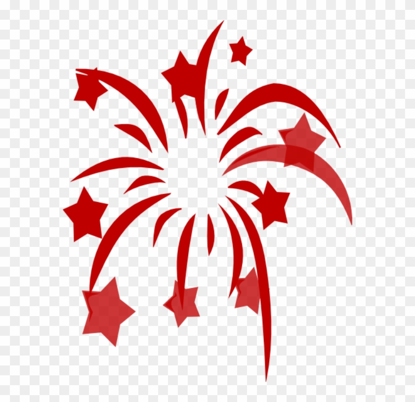 Chinese New Year Fireworks Clipart - Fourth Of July Fireworks Icon - Png Download #2589036