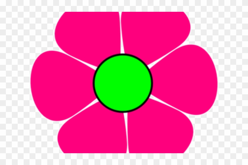 Pink Flower Clipart Pink Colour - Daisy Flower Clipart Png Transparent Png #2589254