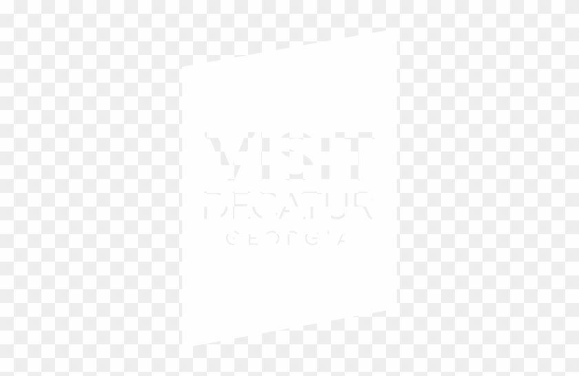 Visit Decatur Logo Wht V Sq - Graphic Design Clipart