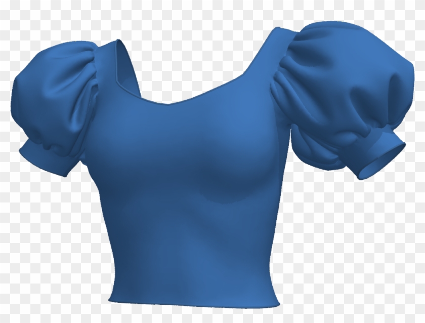 Puffed Sleeves Marvelous Designer Garment File 3d Garments - Blouse Clipart #2589493