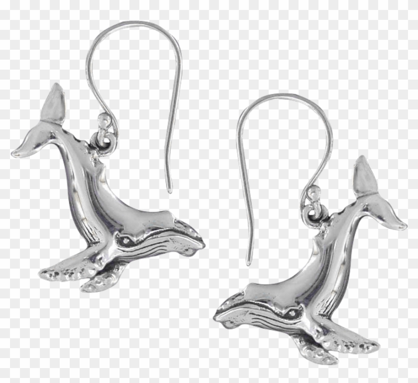 Humpback Whale Earrings Creations, For Beauty, And - Earrings Clipart #2589991