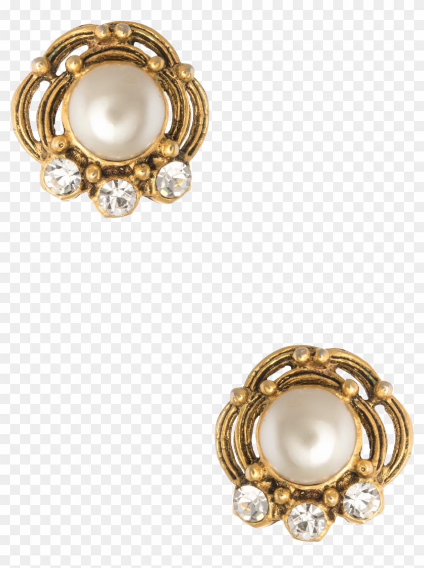 Clip Cc Earrings - Body Jewelry - Png Download #2590031