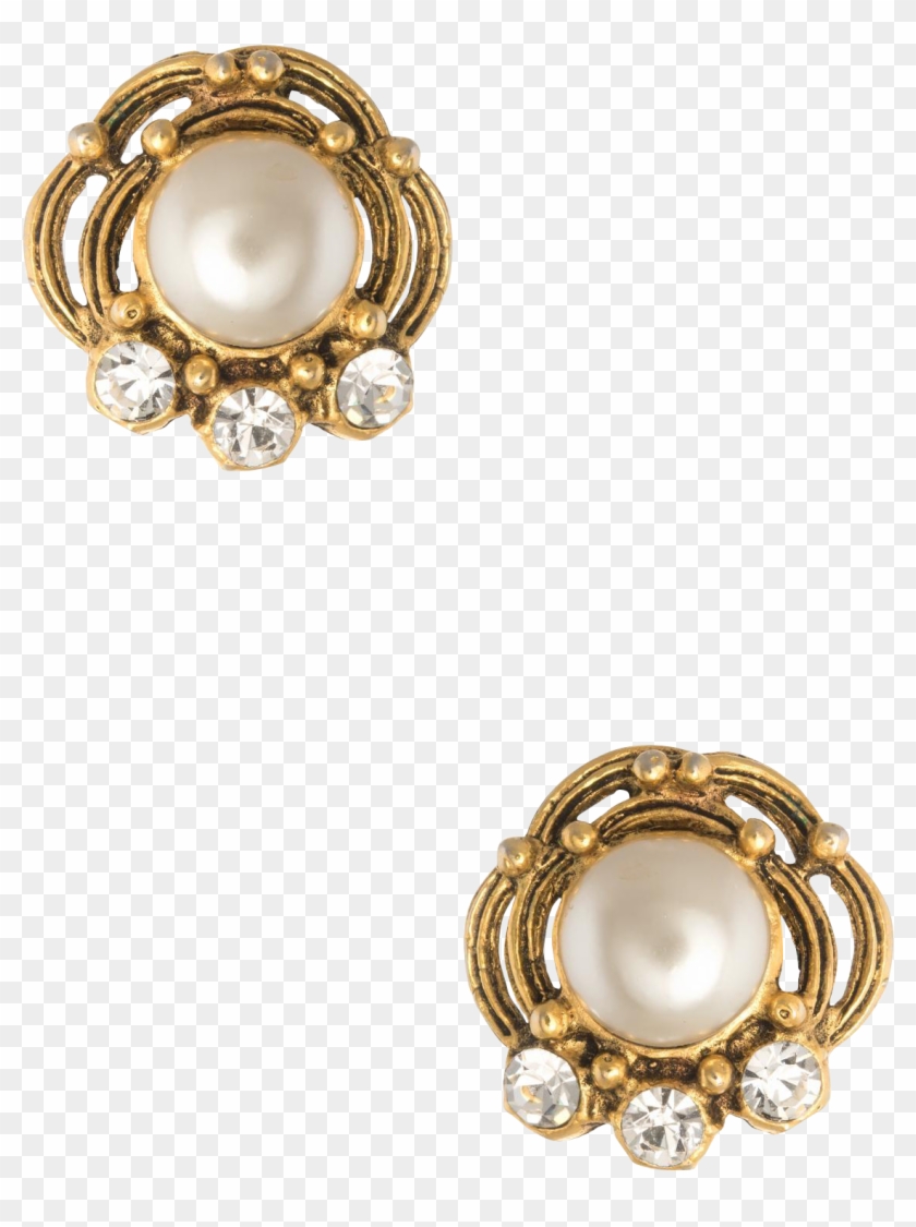 Clip Cc Earrings - Body Jewelry - Png Download
