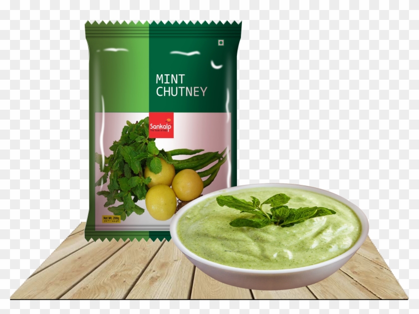 Mint Chutney With Base - Green Curry Clipart