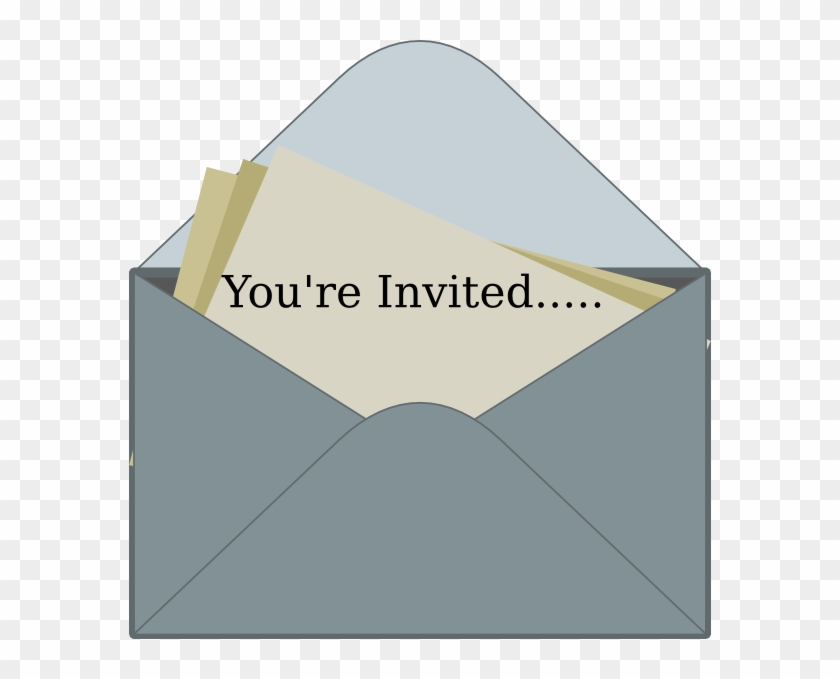 582 X 599 14 0 - Invitation Clip Art - Png Download #2590574