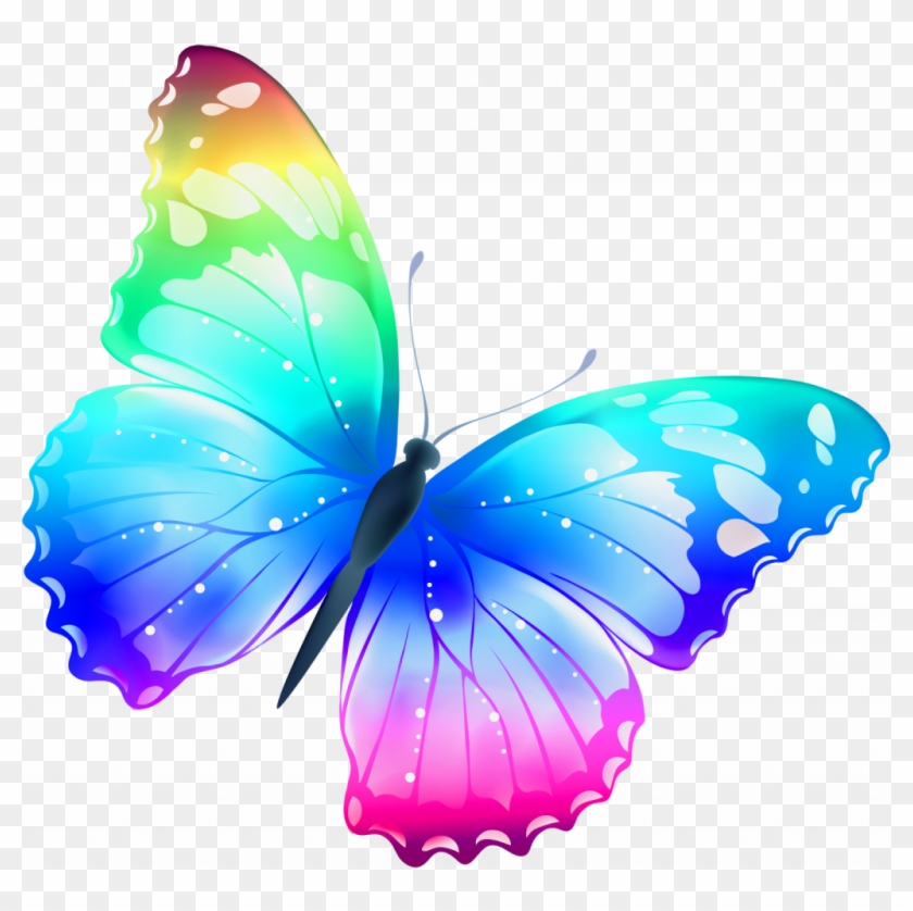 Mariposa Briceyd - Mariposas De Colores Brillantes Clipart #2591042