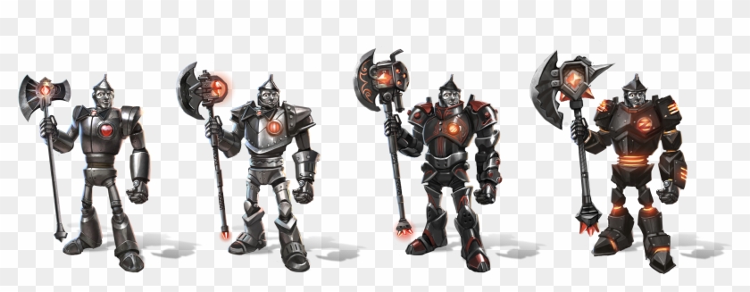 Evolution Of Man Png - Oz Broken Kingdom Tin Man Clipart