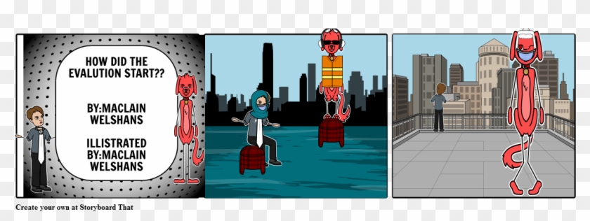 Theary Of Evolution - Cartoon Clipart #2591122