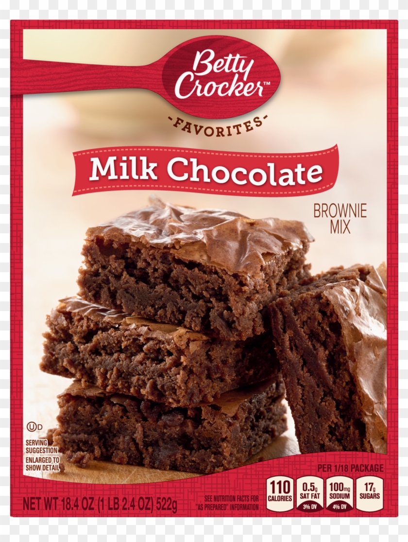 Betty Crocker Milk Chocolate Brownie Mix Family Size, - Brownie Mix Betty Crocker Clipart