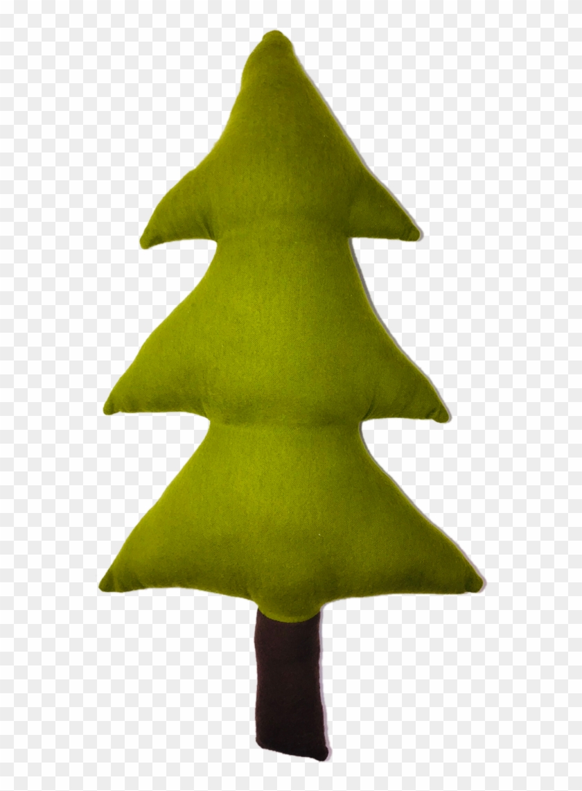 Evergreen Tree Pillow - Christmas Tree Clipart #2591294