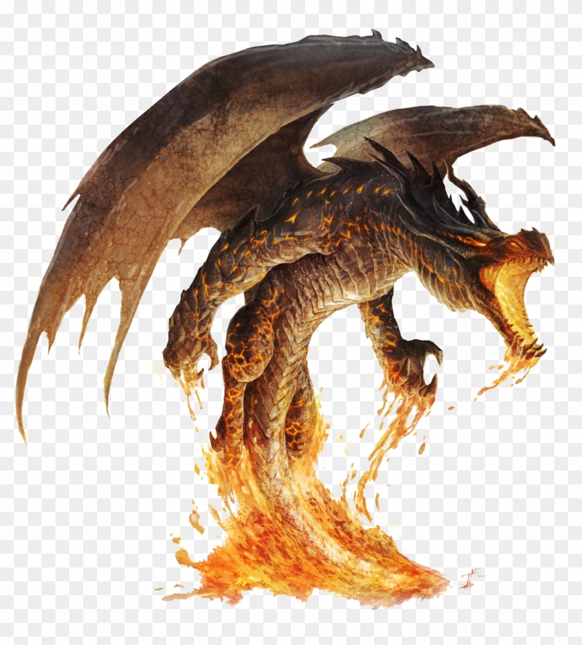 Custom Character Sorter Img Shackles - Magma Dragon Pathfinder Clipart #2591301