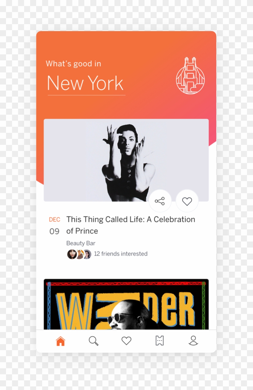 Location Selection App Screen - Flyer Clipart