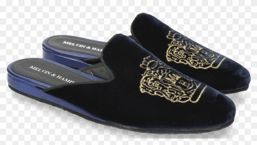 Mules Scarlett 17 Velluto Midnight - Melvin & Hamilton Clipart