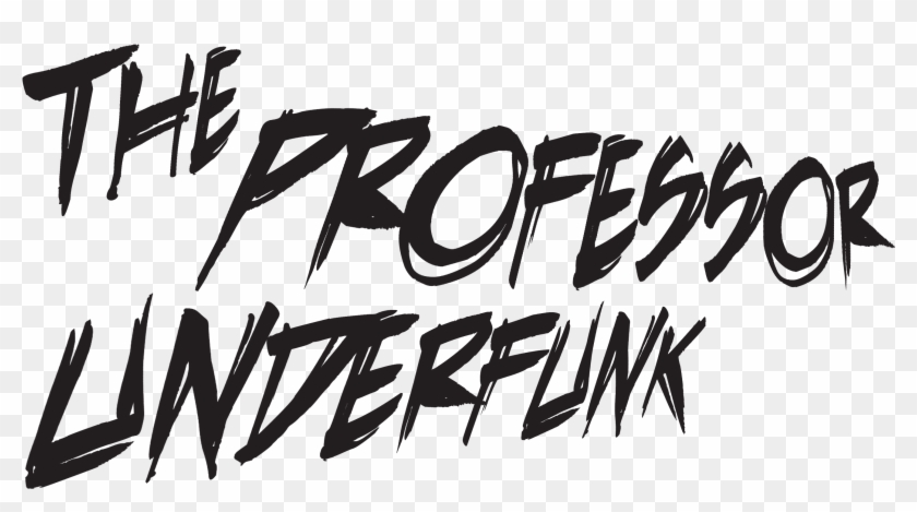 Professor Underfunk - Calligraphy Clipart