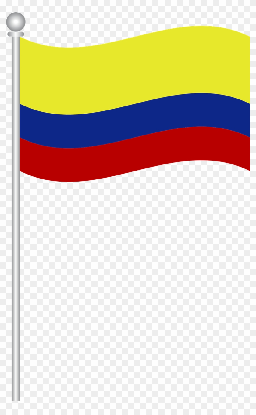 Flag Of Colombia Flag Colombia Png Image - Bandera De Colombia Dibujo Clipart #2592900