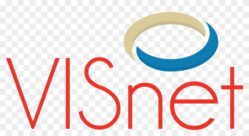 Visnet Logo Notagline Color Over Transparent - Circle Clipart #2593066
