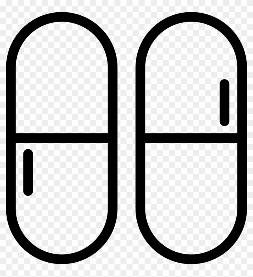 Png File - Two Capsules Clipart