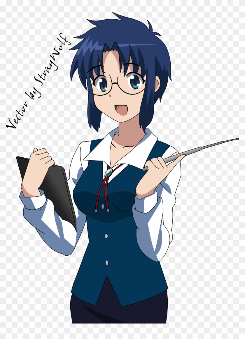 Tohohoe New Anime, No Voice Acting Though, Erm Another - Anime Teacher No Background Clipart